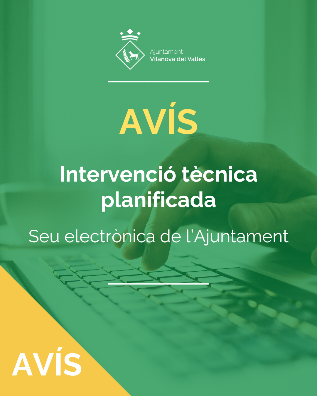 Aturada planificada de la Seu Electrònica